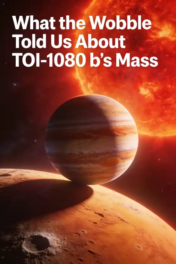 How Did We Find TOI-1080 b? – What the Wobble Told Us About TOI-1080 b's Mass