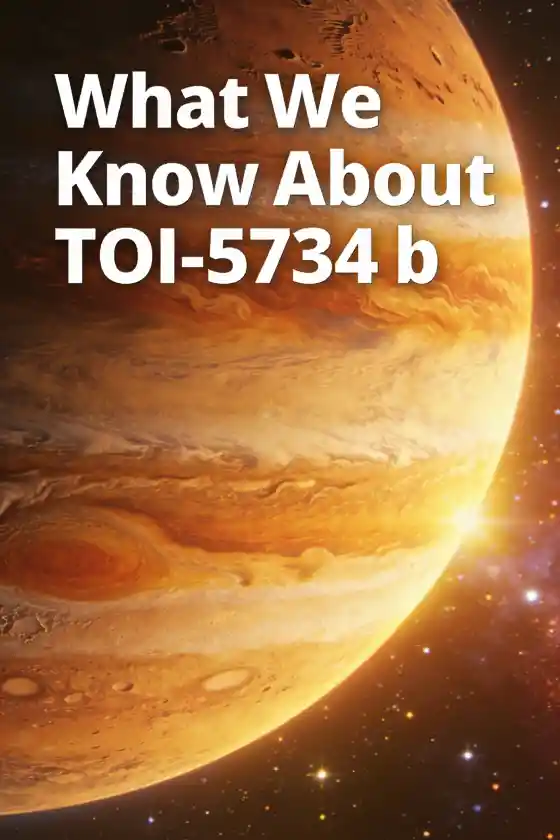 How Did We Find TOI-5734 b? – What We Know About TOI-5734 b