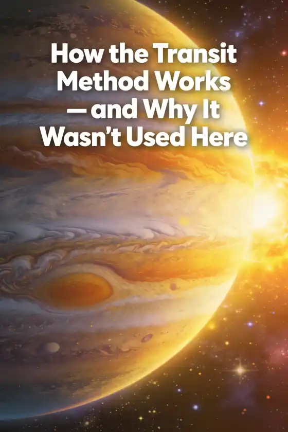HD 164604 c: A Planet We Cannot See Directly – How the Transit Method Works — and Why It Wasn't Used Here