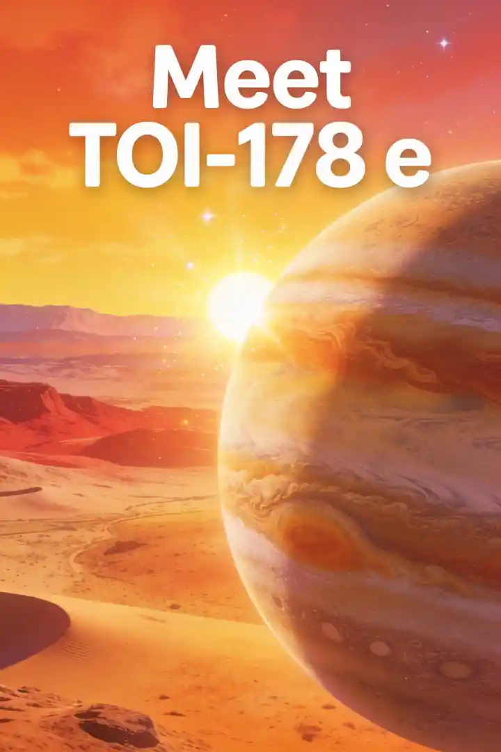 Inside TOI-178: A Family of 6 Planets – Meet TOI-178 e