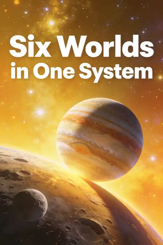 Meet the HD 34445 System: 6 Worlds Around One Star – Six Worlds in One System