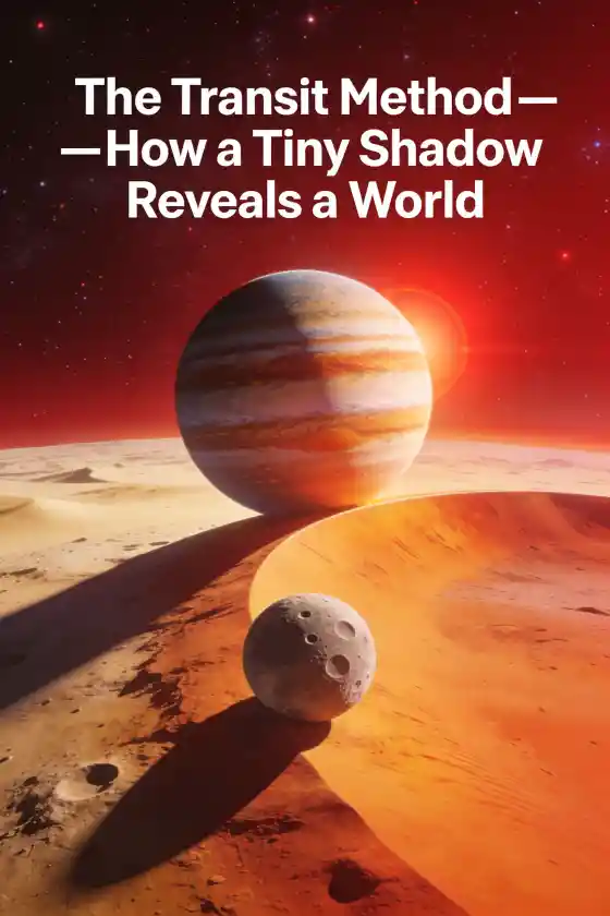 Spotting LHS 1903 e: The Transit Method – The Transit Method — How a Tiny Shadow Reveals a World