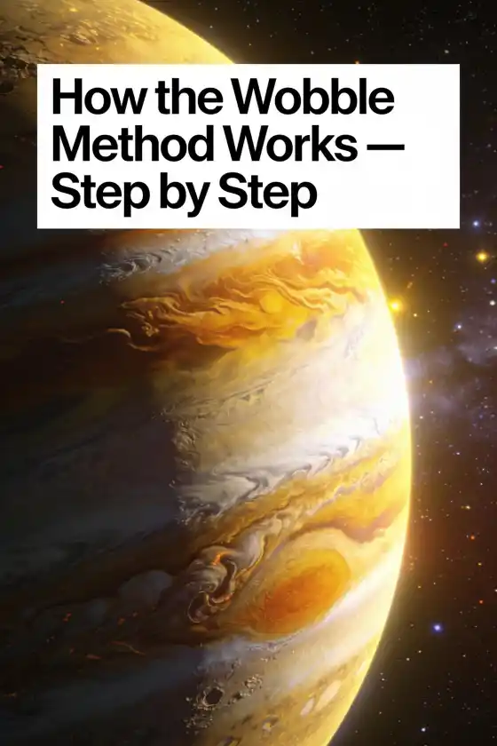 Spotting DMPP-7 b: The Wobble (Radial Velocity) Method – How the Wobble Method Works — Step by Step