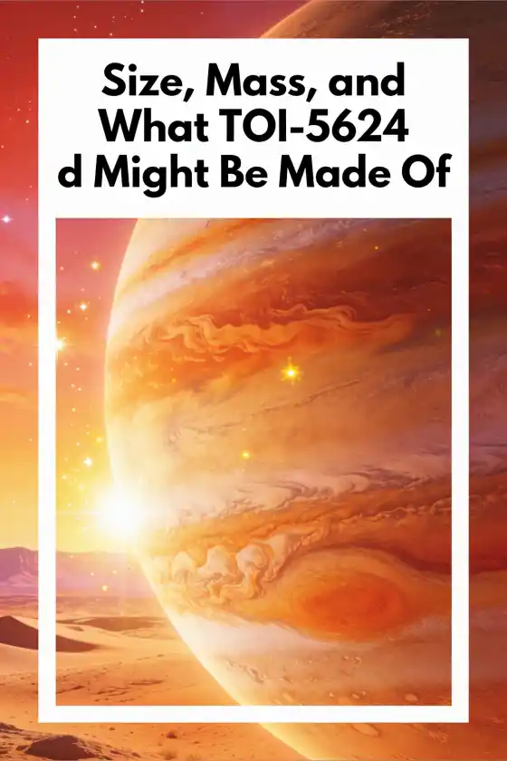 TOI-5624 d: A New World Around TOI-5624 – Size, Mass, and What TOI-5624 d Might Be Made Of