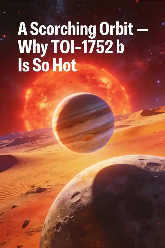 What Is TOI-1752 b? A Super-Earth – A Scorching Orbit — Why TOI-1752 b Is So Hot