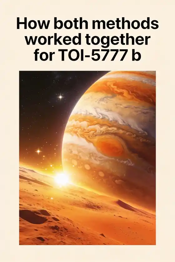 How Did We Find TOI-5777 b? – How both methods worked together for TOI-5777 b