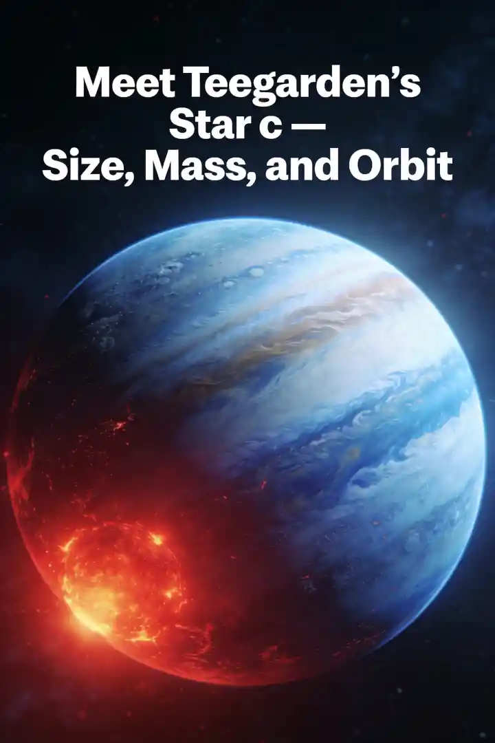 Teegarden’s Star c: A World 12.5 Light-Years From Earth – Meet Teegarden's Star c — Size, Mass, and Orbit
