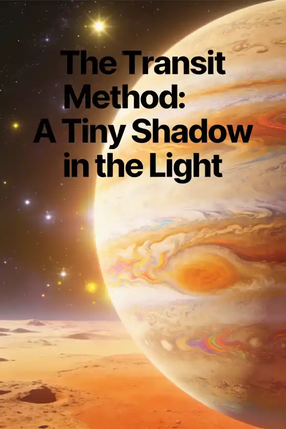 How Did We Find TOI-4513 b? – The Transit Method: A Tiny Shadow in the Light